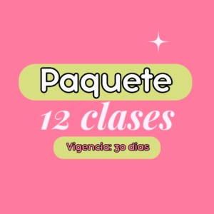 Paquete 12 clases