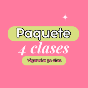 Paquete 4 clases